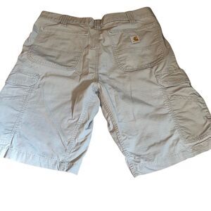 Carhartt Cargo Shorts Men 34/10 Relaxed Fit Stretch Canvas Rugged Flex Grey